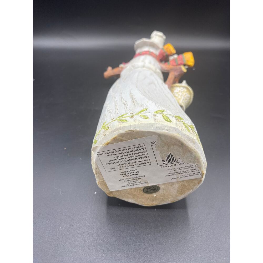 White Wash Snowman Figurine Tall snowman - Picture 5 of 6